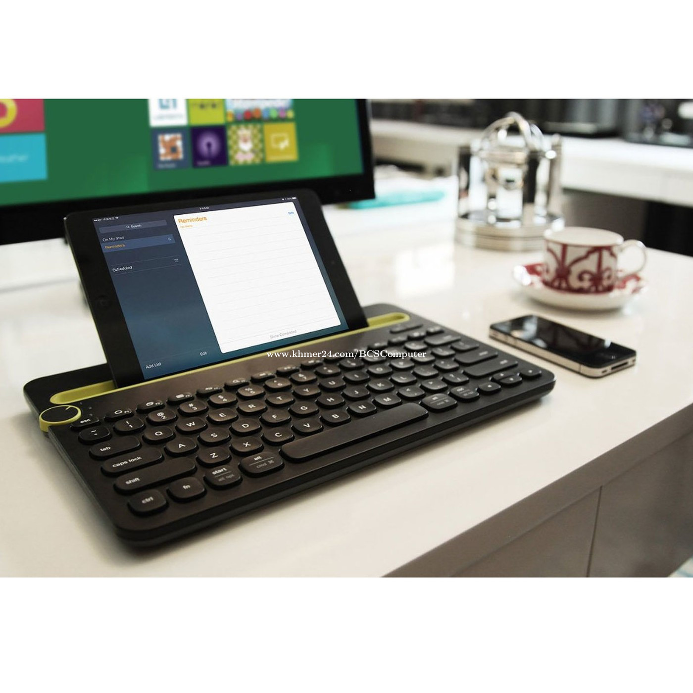 BLUETOOTH MULTIDEVICE KEYBOARD K480 Price 49.00 in Phnom Penh