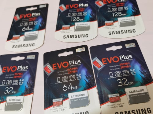 ប្រ៊េនសុទ្ធSamsung Micro SD EVO PLUS 4K Original 10 years Warranty ធានា10ឆ្នាំពីរោងចក្រសុទ្ធ