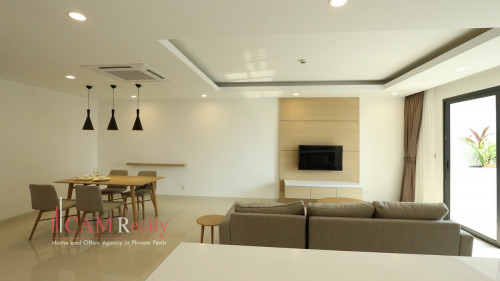 Modern style 2 bedrooms serviced apartment for rent| Swimming pool and gym