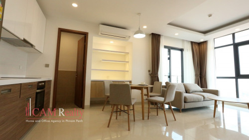 Southern Tonle Bassac area| 1 bedroom serviced apartment for rent