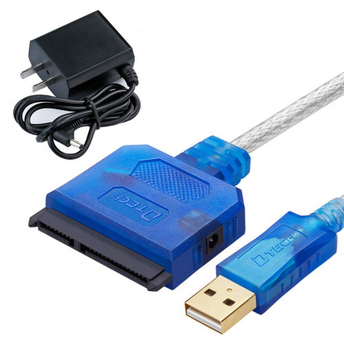 USB to SATA with Adapter (support hard drive  3.5 and DW/CD rom …etc)