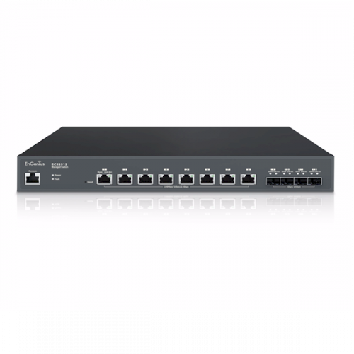EnGenius WiFi Cloud Multi-Gigabit ECS2512 8-Port 2.5G with 4 10G SFP+ Uplink Ports