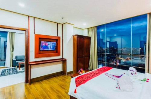 Hotel-Apt For Rent At Near Chamkamorn Area, 11Floors, 38,000$ Month