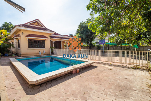 3 Bedrooms House for Rent with Swimming Pool in Svay Dangkum, Siem Reap city