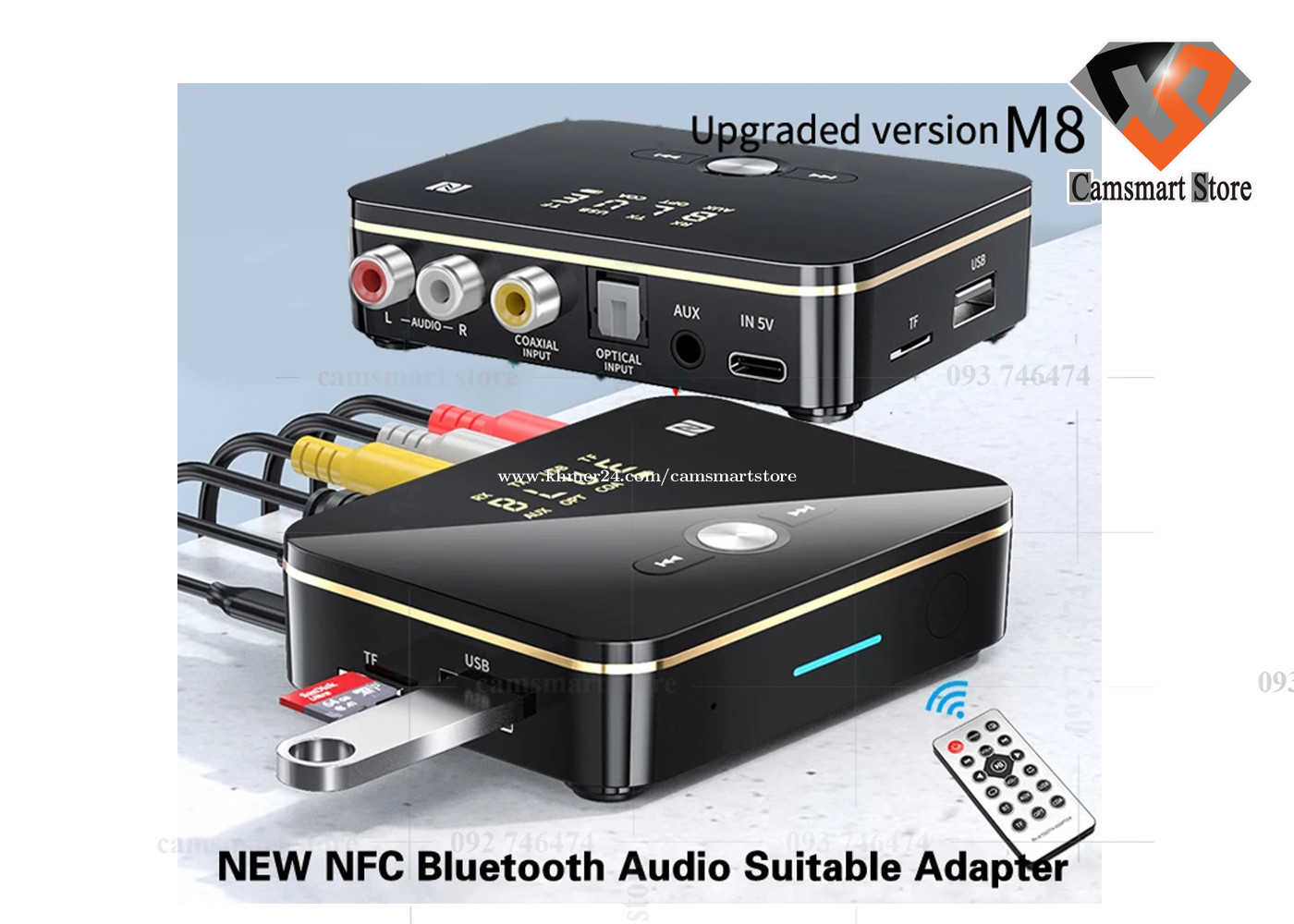 3in1 Bluetooth audio adapter multiplier/AUX input :: Warning