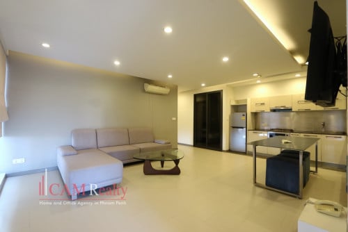 Chroy Changvar area | Modern style 3 bedrooms serviced apartment for rent