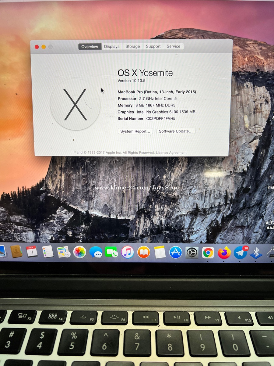 early 2015 macbook pro os x update