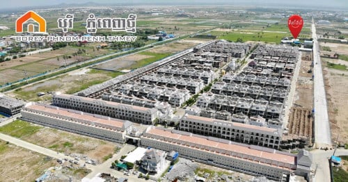 ដីលក់ ទំហំ 15m x 30m កាត់ប្លង់រឹងជូន ជិត Aeon2 និង បុរីភ្នំពេញថ្មី