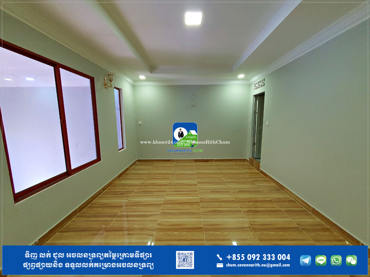 ផ្ទះថ្មីស្អាតអាចរកស៊ីបានសំរាប់ជួលនៅទួលពង្រ House for rent in Chaom