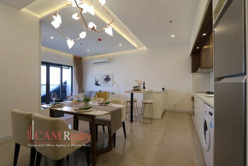 Luxurious 2 bedrooms serviced apartment for rent in Chroy Changvar