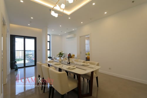 Chroy Changvar area | Brand new luxurious 3 bedrooms serviced apartment for rent | Pool & Gym