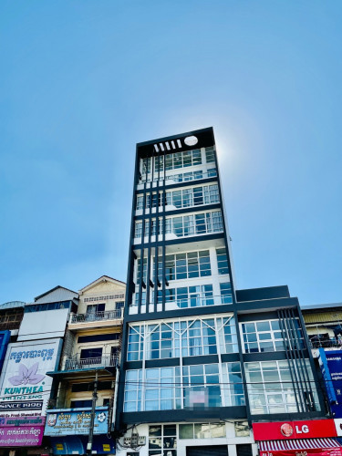 Building For Rent Along Main Road, 07 Floors, 12,000$ Per Month, Good For All Business