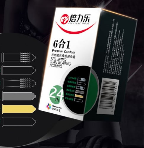 ស្រោមអនាម័យចំរុះទាំង៦