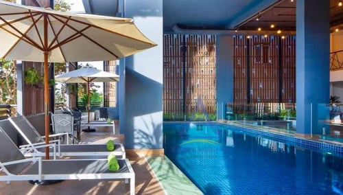 TTP area | Modern & Service apartment one-bedrooms with pool for rent near Russian market