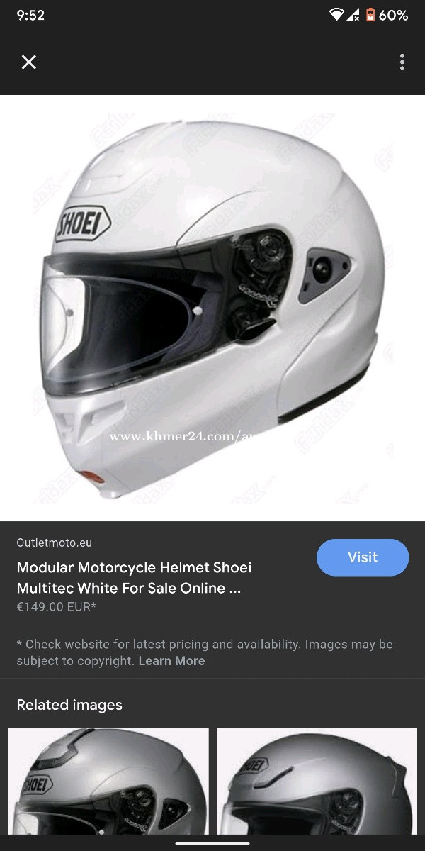 Shoei multitec hot sale price