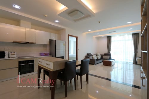 Near BKk1 | 2 bedrooms serviced apartment for rent | Pool, Gym, Steam & Sauna