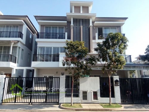 Hun Sen Blvd. | 5 bedrooms twin villa for rent