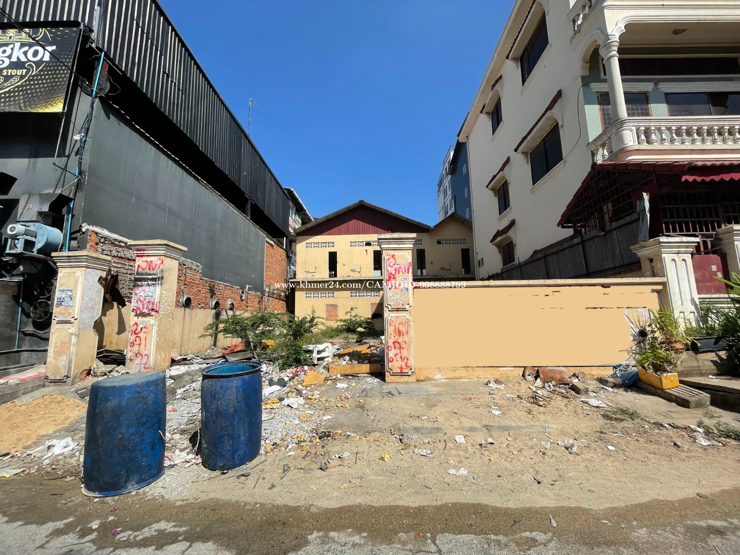 ដីលក់ត្រឹមតែ 3នាទីពីផ្សារទួលទំពូង/ Land for Sale Just Only 3 minutes