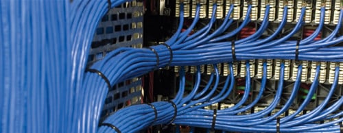 Service install network Cable on office or Building