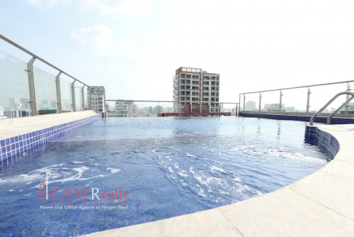 Near BKK1 area | Modern style 4 bedroom serviced apartment for rent