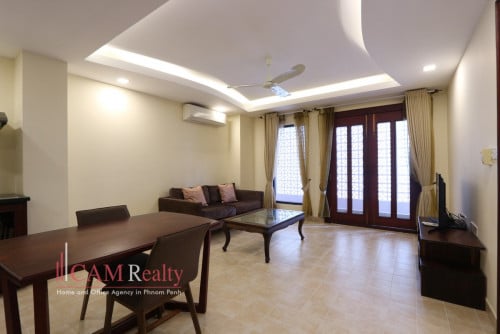 Duon Penh| Western style 1 bedroom serviced apartment for rent
