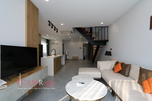 Duplex 2 Bedroom Serviced Apartment For Rent in Toul Kork