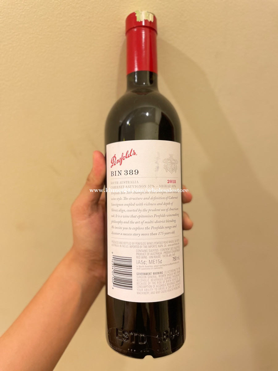 Red wine Bin389 Price 70.00 in Phnom Penh, Cambodia wholesale store