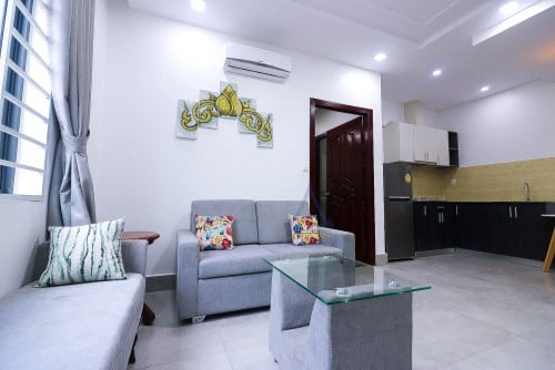 Toul Kork area | Modern apartment 2 bedrooms with elevator for rent nearby RUPP, PP Royal Hospital