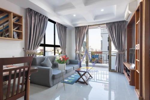Modern & Serviced apartment one bedrooms with lift for rent nearby Royal Palace, National Museum
