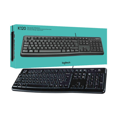 Keyboard English Logitech K120 USB (920-002582) 键盘罗技