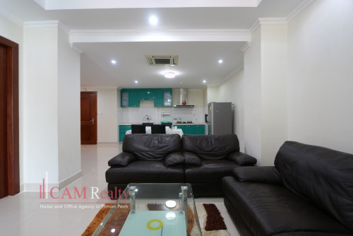 Modern style ‪2 bedrooms‬ serviced apartment for rent in BKK1 area Phnom Penh