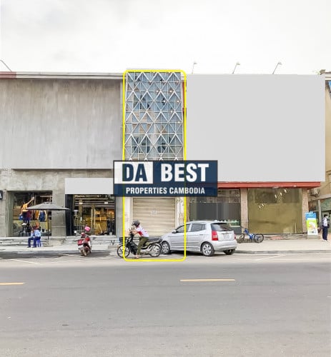 Shophouse for Sale in Siem Reap -Sivutha Blvd/ផ្ទះល្វែងលក់ក្រុងសៀមរាប-វិថីស៊ីវត្ថា