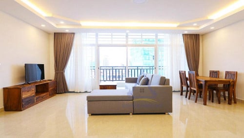 Russian market | Serviced apt 2 bedrooms with gym for rent in TTP area