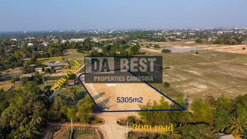 ដីលក់ក្នុងសង្កាត់សំបួរ​ ក្រុងសៀមរាប​ $65/m2/Land for Sale in Sangkat Sambour- Siem Reap $65/m2