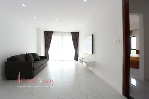 Tuol Kork area| Spacious 1 bedroom serviced apartment for rent| Rooftop pool & Gym