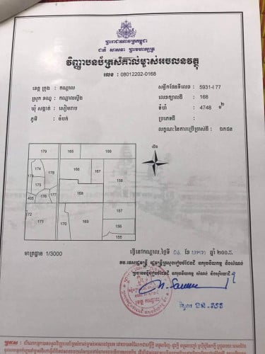 ដីលក់បន្ទាន់​ ក្បែរព្រលានយន្តហោះភ្នំពេញថ្មី​ និងផ្លូវជាតិលេខ២