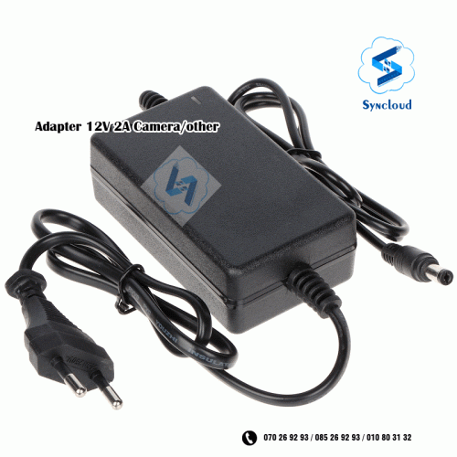 Adapter 12V 5A (4Pin) DVR-Hikvision/Dahua
