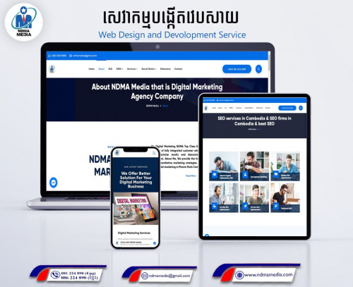 បង្កើតគេហទំព័រ WordPress - Local Web design Agency Phnom Penh