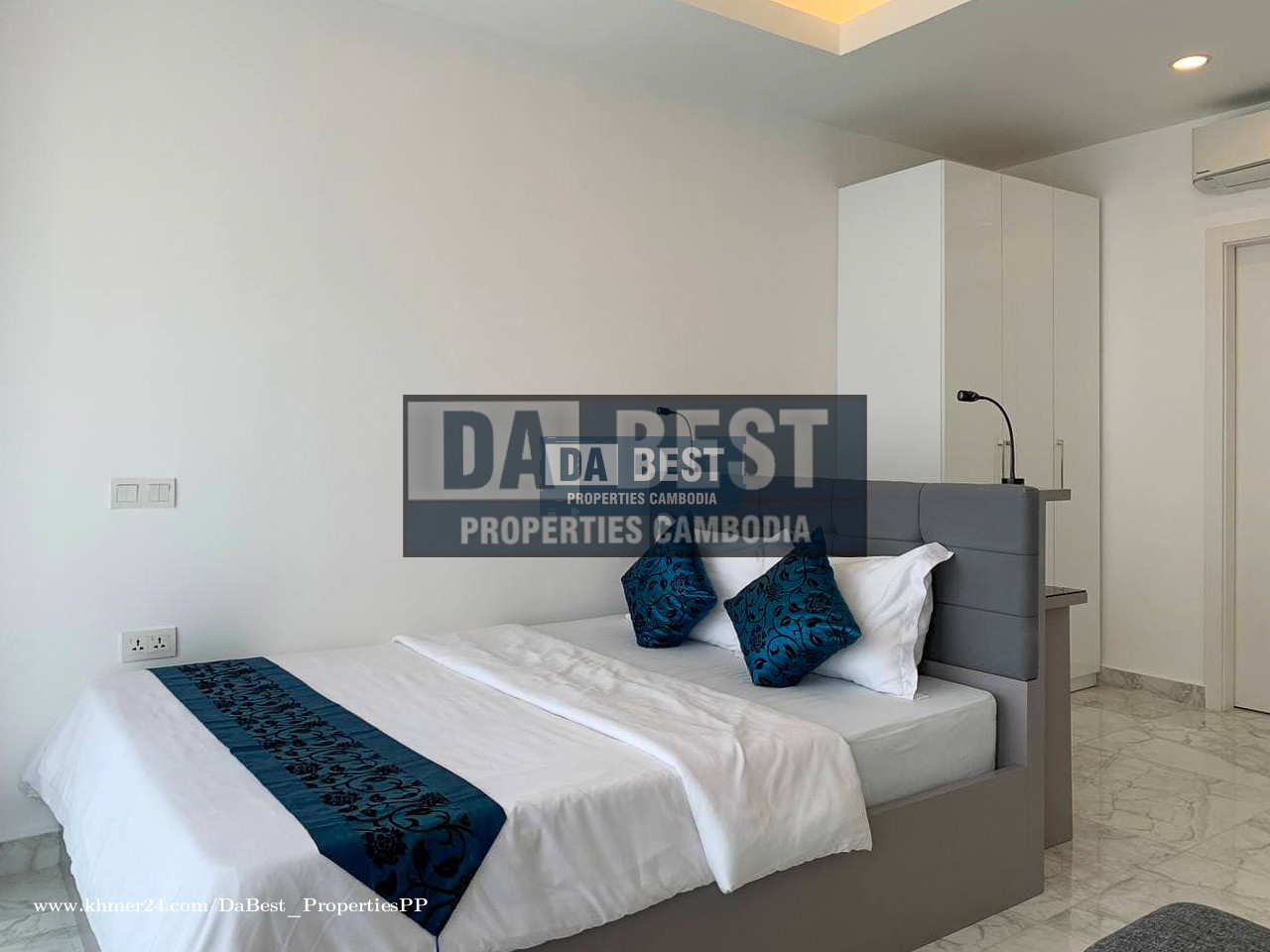 DABEST PROPERTIES: Spacious Studio High Floor for Rent with Gym, Swimming pool in Phnom Penh
