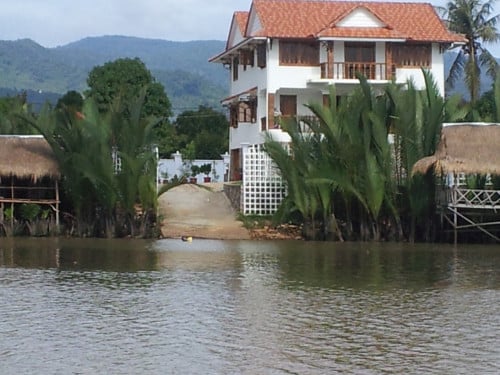Kampot,House for sale on the river.