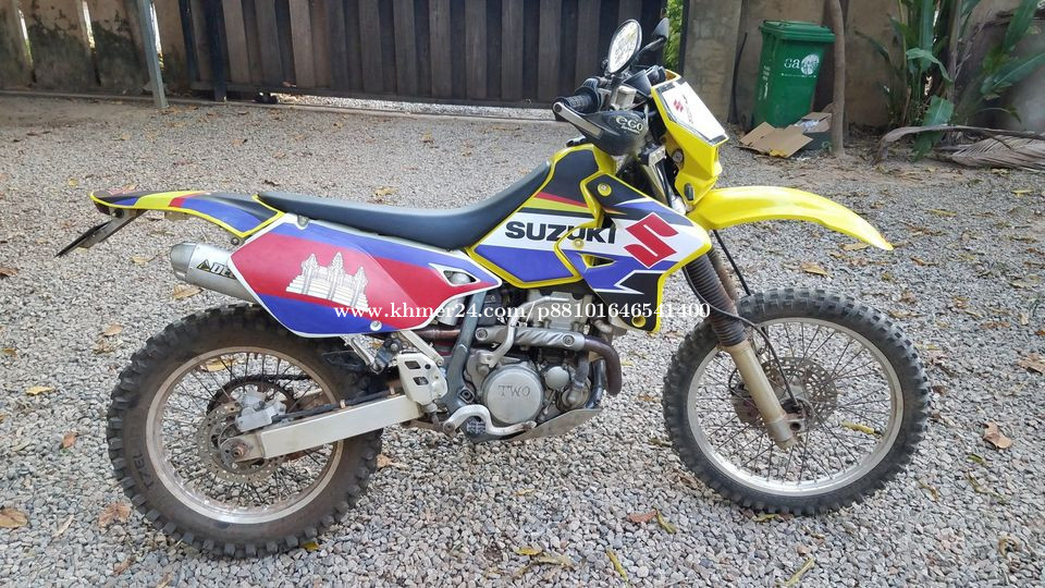 Suzuki DRZ400 S Adventure bike in Siem Reap, Cambodia on