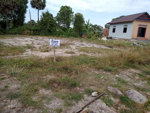 580m2 Kampot Land, peaceful behind Wat Prey Tom