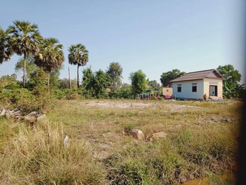 580m2 Kampot Land, peaceful behind Wat Prey Tom