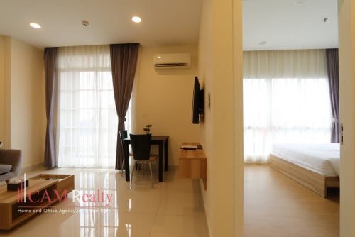 1 Bedroom Serviced Apartment For Rent in Tuol Kork