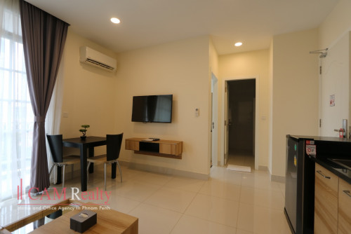 1 Bedroom Serviced Apartment For Rent in Tuol Kork
