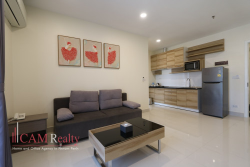 1 Bedroom Serviced Apartment For Rent in Tuol Kork