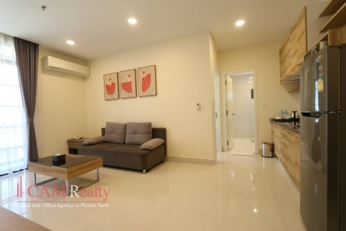 1 Bedroom Serviced Apartment For Rent in Tuol Kork