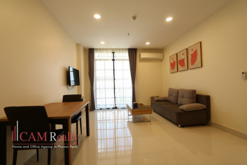 1 Bedroom Serviced Apartment For Rent in Tuol Kork