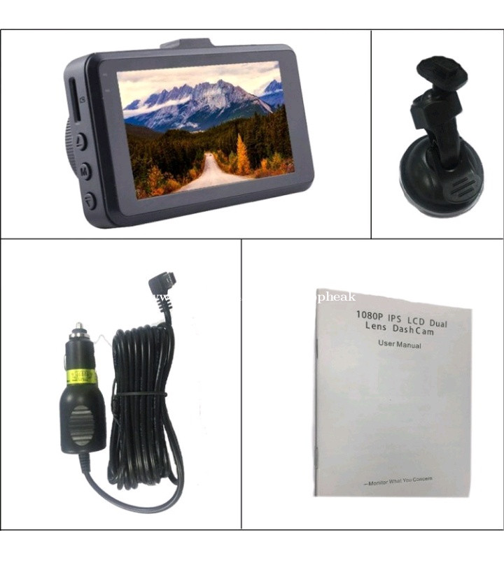 Podofo Dash Cam Car DVR Mini Dashboard Camera Wide Angle Car Camera G