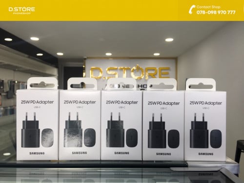 25W PD Adapter USB-C | ធានា ១ ឆ្នាំពីក្រុមហ៊ុន